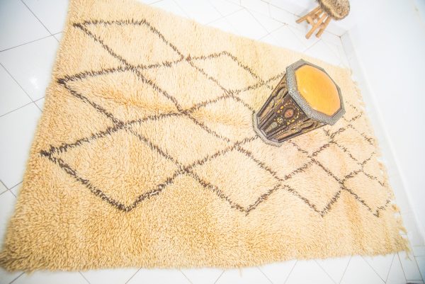 Beni Ourain Rug,Authentic Moroccan Rug,Hand Knotted Rug,Handmad Wool Rug,Berber Teppich,Vintage Berber Rug,Moroccan Teppich,Moroccan Carpet