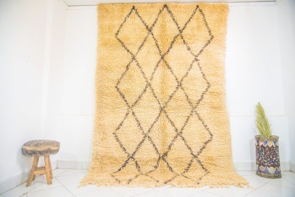 Beni Ourain Rug,Authentic Moroccan Rug,Hand Knotted Rug,Handmad Wool Rug,Berber Teppich,Vintage Berber Rug,Moroccan Teppich,Moroccan Carpet