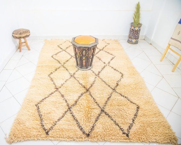 Beni Ourain Rug,Authentic Moroccan Rug,Hand Knotted Rug,Handmad Wool Rug,Berber Teppich,Vintage Berber Rug,Moroccan Teppich,Moroccan Carpet