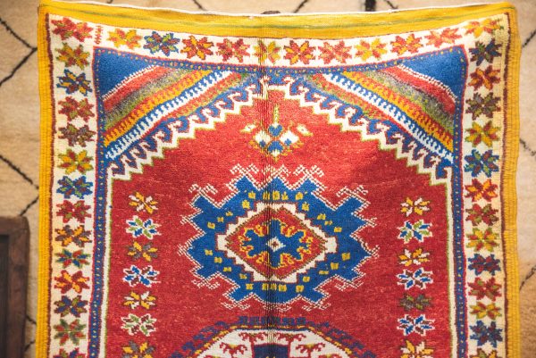 Taznakht Rug,Authentic Moroccan Rug,Hand Knotted Rug,Handmad Wool Rug,Berber Teppich,Vintage Berber Rug,Moroccan Teppich,Moroccan Carpet