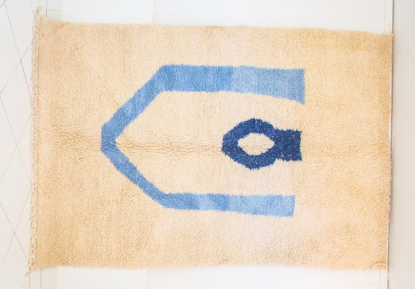 Morrocan ivory rug, Scandinavian Nordic Decor Inspired Rug Hand Woven Wool MOROCCO RUGS