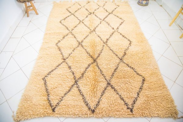 Beni Ourain Rug,Authentic Moroccan Rug,Hand Knotted Rug,Handmad Wool Rug,Berber Teppich,Vintage Berber Rug,Moroccan Teppich,Moroccan Carpet