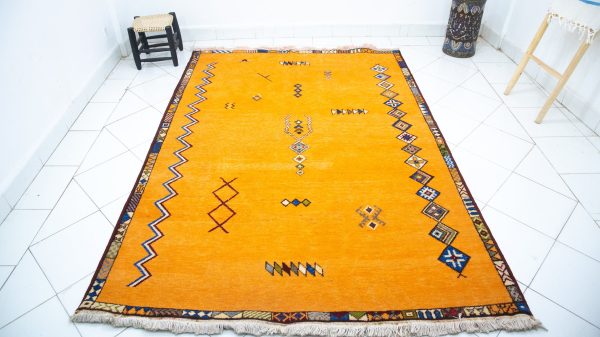 vibrant rugs from Morocco Hand Knotted Rug, Uzbek rugs, Wool Rug,Berber Teppich,Vintage Berber Rug,Moroccan Teppich,Moroccan Carpet