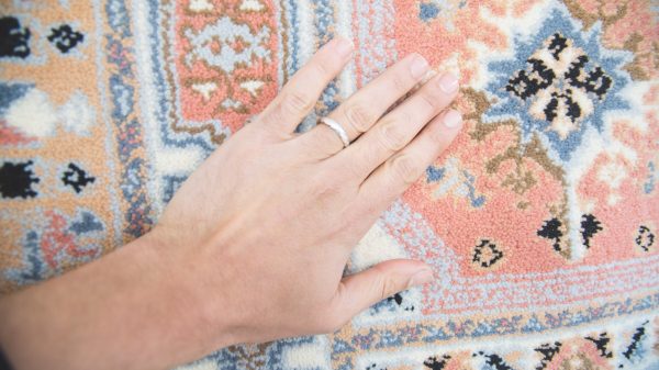 Vintage Moroccan rug 6x10, Erased Textures Antique carpet, vintage moroccan plush shag carpet,Caucasian Rug, art rug, faded rug