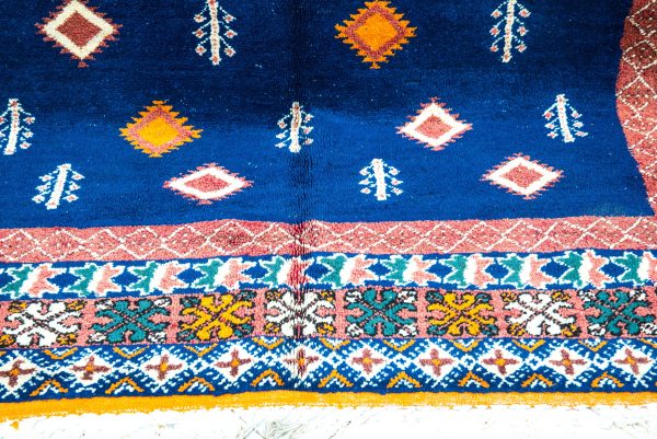 10*7 ft Diamond bleu Rug,Authentic Moroccan Rug,Hand Knotted Rug Wool Rug,Berber Teppich, Vintage Berber Rug,Moroccan ,Moroccan Carpet
