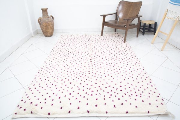 Moroccan Carpet 2.40x5.0 ft , Vintage Morocco rug, Beni Ourain Area Rug, Handmade Wool Rug, Berber Carpet, Authentic Berber Rugs, Kilim Rugs