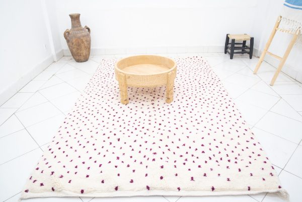 Moroccan Carpet 2.40x5.0 ft , Vintage Morocco rug, Beni Ourain Area Rug, Handmade Wool Rug, Berber Carpet, Authentic Berber Rugs, Kilim Rugs