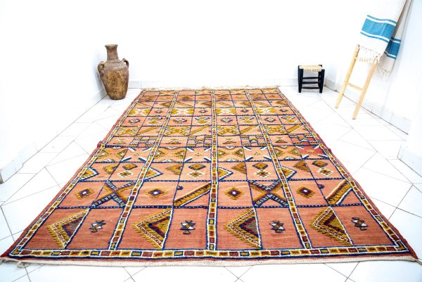 taznakht Rug,Authentic Moroccan Rug,Hand Knotted Rug,Handmad Wool Rug,Berber Teppich,Vintage Berber Rug,Moroccan Teppich,Moroccan Carpet
