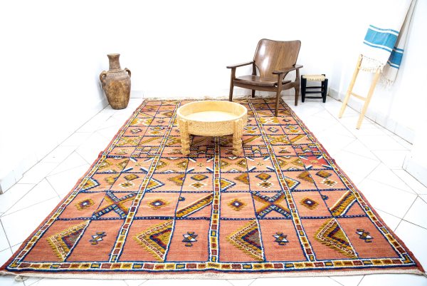 taznakht Rug,Authentic Moroccan Rug,Hand Knotted Rug,Handmad Wool Rug,Berber Teppich,Vintage Berber Rug,Moroccan Teppich,Moroccan Carpet