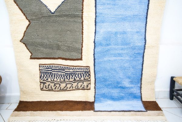 Beni Ourain Rug - Morrocan Area Rug - Authentic Tribel Rug - Handmad Wool Rug - Moroccan Rug -Vintage Berber Rug -Kilim Rug -Moroccan Carpet
