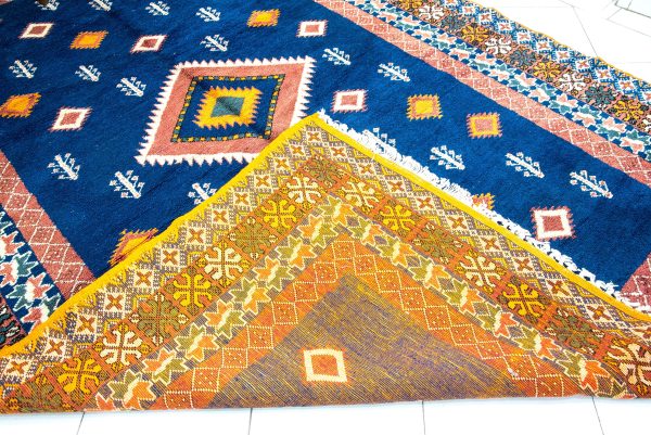 10*7 ft Diamond bleu Rug,Authentic Moroccan Rug,Hand Knotted Rug Wool Rug,Berber Teppich, Vintage Berber Rug,Moroccan ,Moroccan Carpet