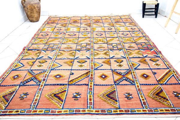 taznakht Rug,Authentic Moroccan Rug,Hand Knotted Rug,Handmad Wool Rug,Berber Teppich,Vintage Berber Rug,Moroccan Teppich,Moroccan Carpet