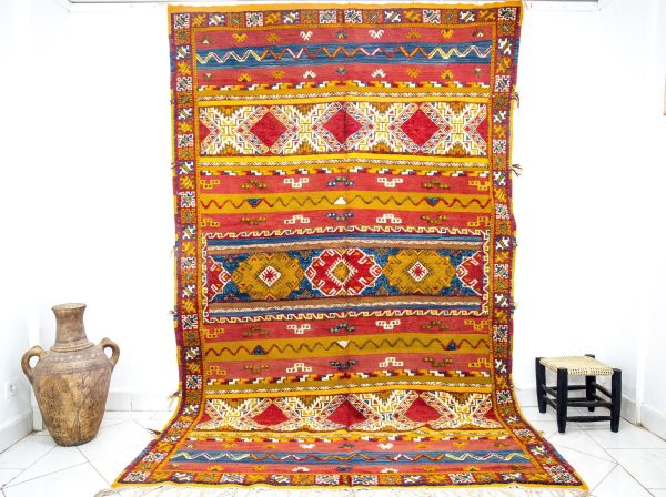 10 * 7 Ft TAZNAKHT ,Authentic Moroccan Rug,Hand Knotted Rug, Handmad Wool Rug,Berber Teppich, Vintage Berber Rug,Moroccan Teppich, Moroccan