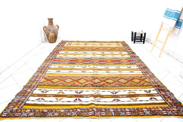 10 * 7 Ft TAZNAKHT ,Authentic Moroccan Rug,Hand Knotted Rug, Handmad Wool Rug,Berber Teppich, Vintage Berber Rug,Moroccan Teppich, Moroccan