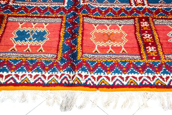 10 * 7 Ft TAZNAKHT ,Authentic Moroccan Rug,Hand Knotted Rug, Handmad Wool Rug,Berber Teppich, Vintage Berber Rug,Moroccan Teppich, Moroccan