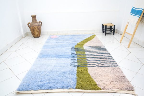 Beni Ourain Creative Geometric Patterns Carpet from morocco
