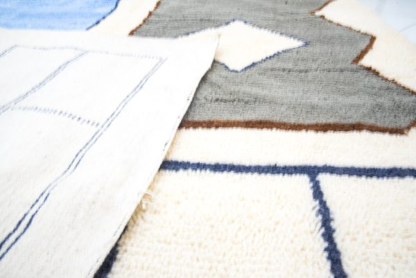 Beni Ourain Rug - Morrocan Area Rug - Authentic Tribel Rug - Handmad Wool Rug - Moroccan Rug -Vintage Berber Rug -Kilim Rug -Moroccan Carpet