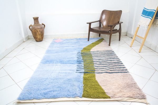 Beni Ourain Creative Geometric Patterns Carpet from morocco