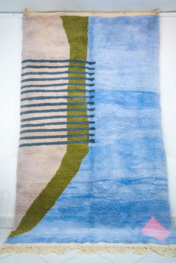 Beni Ourain Creative Geometric Patterns Carpet from morocco