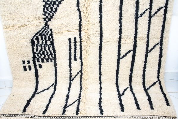 Beni Ourain Creative Geometric Patterns Carpet from morocco