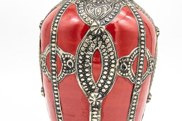 handmade Pottery Pot Moroccan vase Arabian Art Decor Table