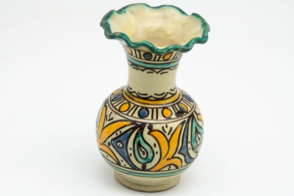 antique clay Pottery Pot Moroccan vase berber Arabian Art Decor Table