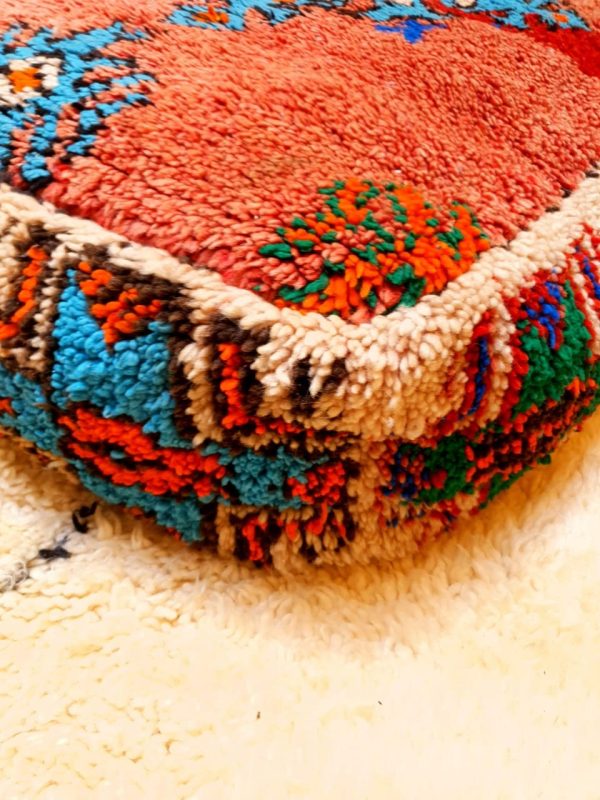 Moroccan Cushion Ottoman Moroccan Square Pouf | Filled & Unfilled Availabe | Amazing Morrocan floor pillows boho decor ideas dog rest
