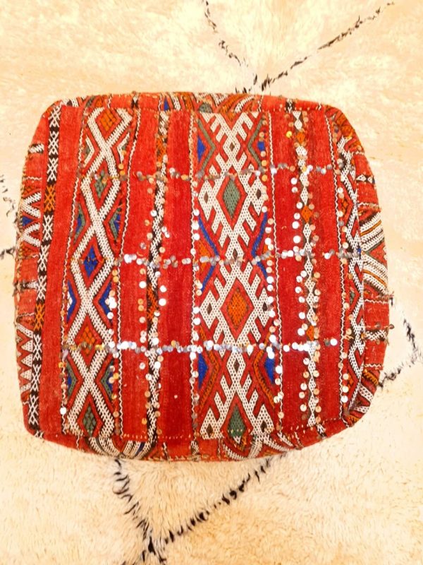Moroccan berber boujaad pillow POUF | Filled & Unfilled Availabe | Amazing Morrocan floor pillows boho decor ideas dog rest