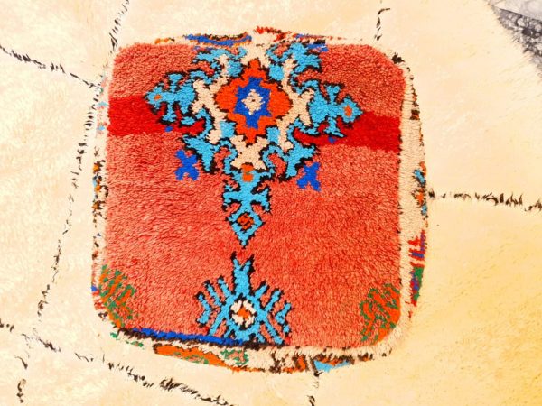 Moroccan Cushion Ottoman Moroccan Square Pouf | Filled & Unfilled Availabe | Amazing Morrocan floor pillows boho decor ideas dog rest