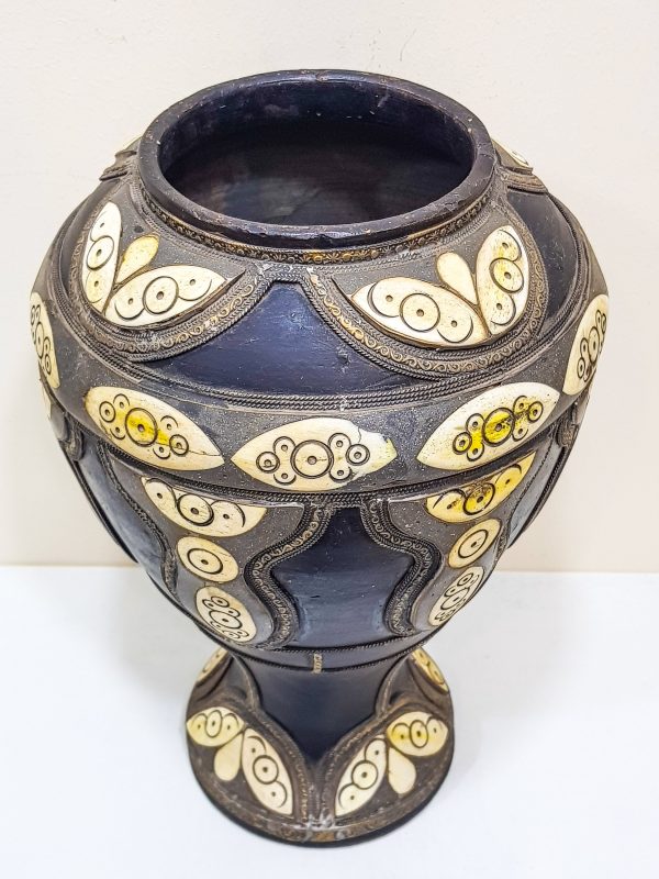 handmade Pottery Pot Moroccan vase Arabian Art Decor Table