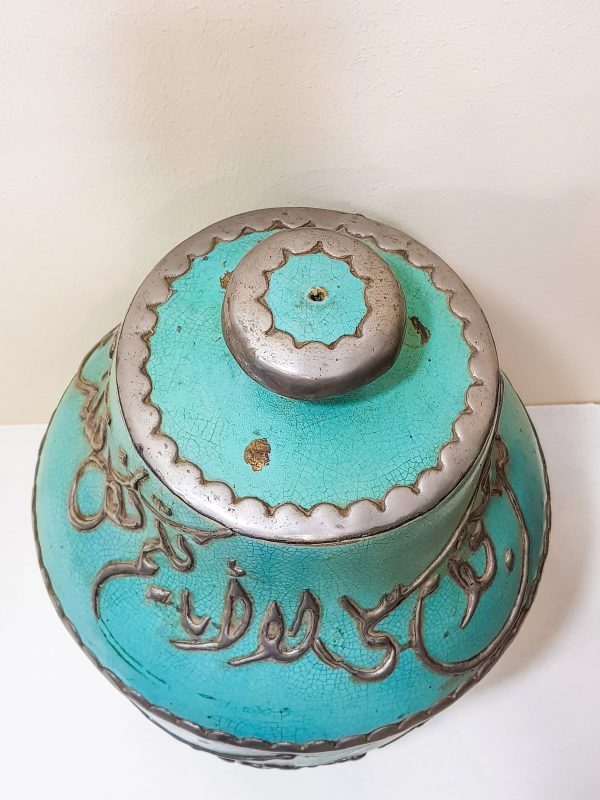 handmade Pottery Pot Moroccan vase Arabian Art Decor Table