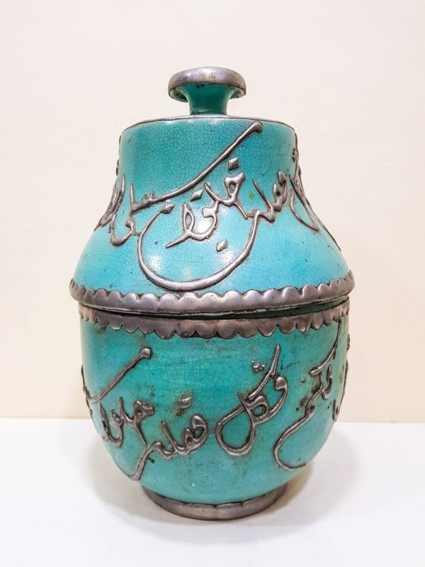 handmade Pottery Pot Moroccan vase Arabian Art Decor Table