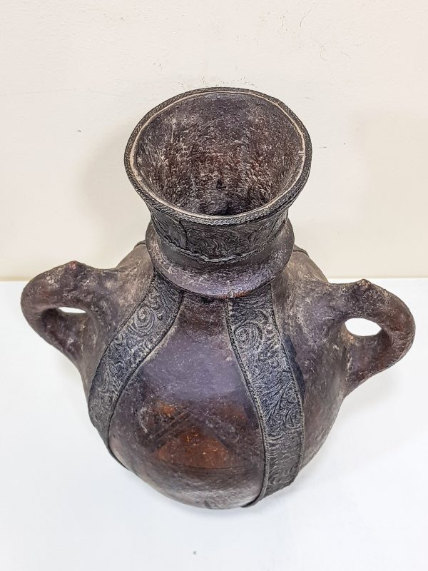 antique clay Pottery water Pot Moroccan vase berber Arabian Art Decor Table