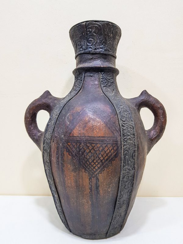 antique clay Pottery water Pot Moroccan vase berber Arabian Art Decor Table