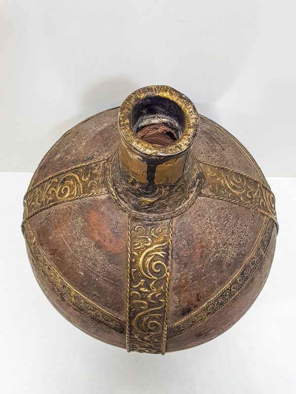 antique clay Pottery water Pot Moroccan vase berber Arabian Art Decor Table