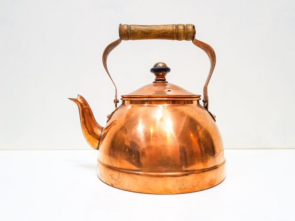 VINTAGE Moroccan Copper Teapot, Antique Copper Teapot Morocco, Moroccan Handmade Teapot