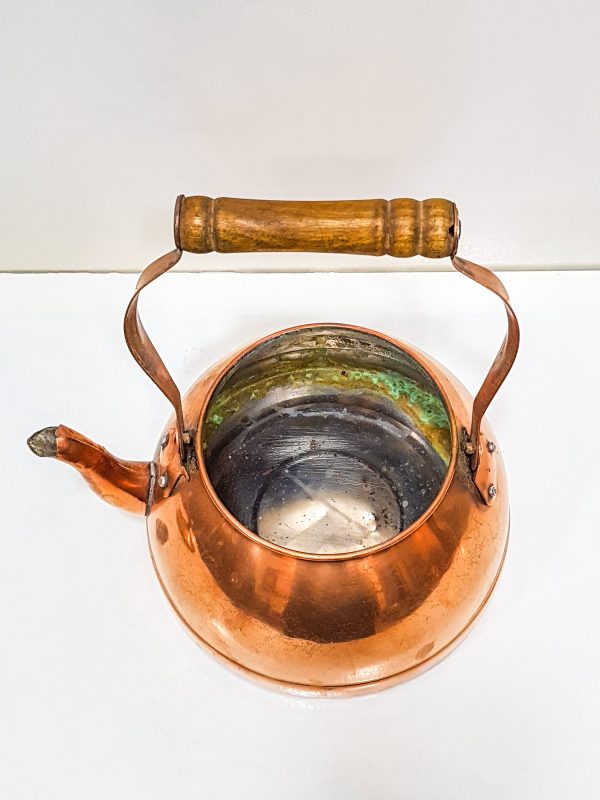 VINTAGE Moroccan Copper Teapot, Antique Copper Teapot Morocco, Moroccan Handmade Teapot