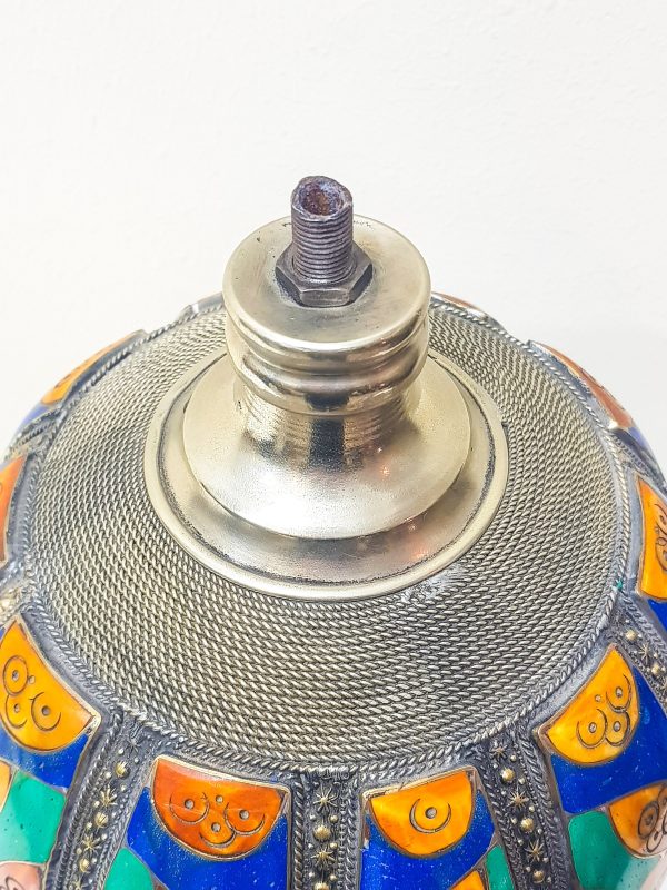 Vintage Moroccan Vase, Antique Copper Vase Morocco