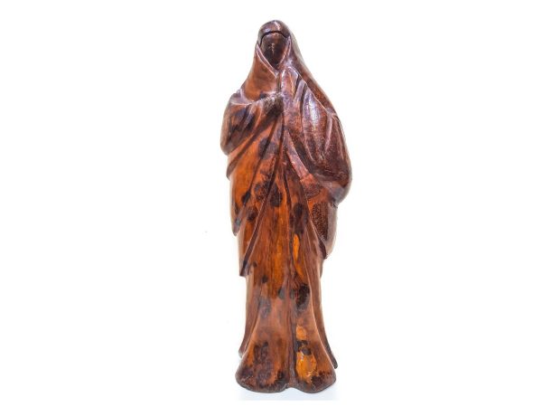 Wooden Mother Sculpture, Unique Moroccan Sculpture Wood, Wood Sculpture Art, Moroccan mom figurine
