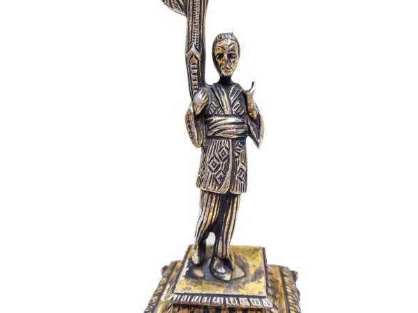 Rare candlestick jewish Art Decor Table