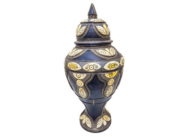 handmade Pottery Pot Moroccan vase Arabian Art Decor Table