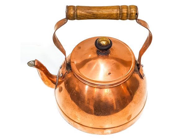 VINTAGE Moroccan Copper Teapot, Antique Copper Teapot Morocco, Moroccan Handmade Teapot