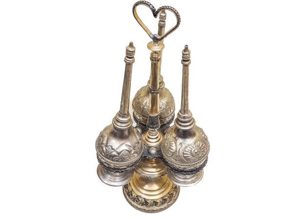 Set of 3 Rose Water - Morrocan rose water sprayer - Very beautiful moroccan antique decor