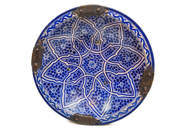 Moroccan Patterned Earthenware Bowls, Very beautiful moroccan antique decor