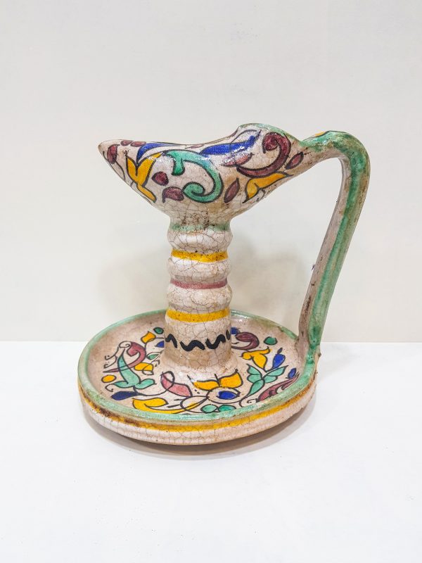 antique clay Pottery Pot Moroccan vase - antique Moroccan Decor berber Arabian Art Decor Table