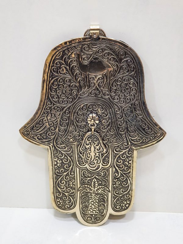 Large vintage Hamsa - Moroccan hand of fatima - Vintage Moroccan Decor