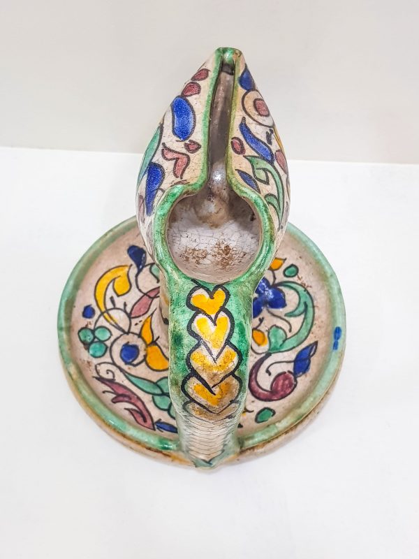 antique clay Pottery Pot Moroccan vase - antique Moroccan Decor berber Arabian Art Decor Table