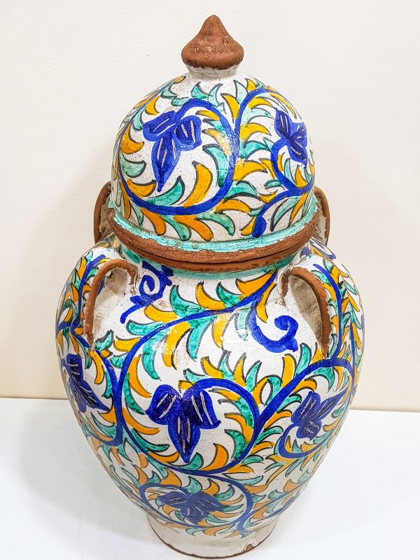 antique clay Pottery Pot Moroccan vase berber Arabian Art Decor Table