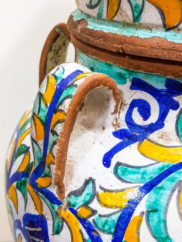 antique clay Pottery Pot Moroccan vase berber Arabian Art Decor Table