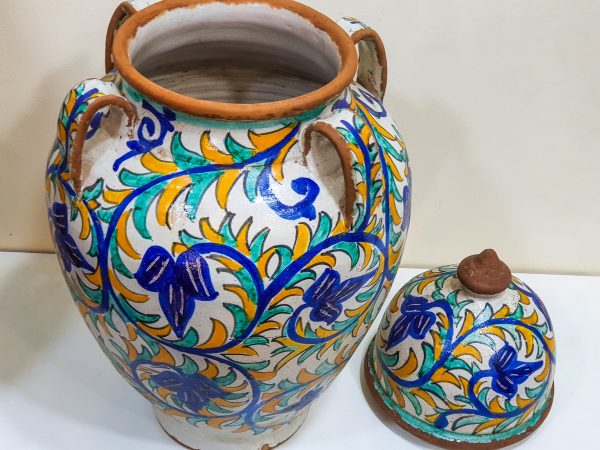antique clay Pottery Pot Moroccan vase berber Arabian Art Decor Table